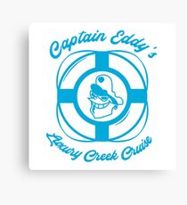 Eddy's Luxury Creek Cruise Logo Canvas Print