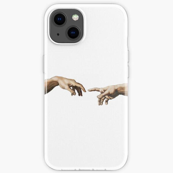 Michelangelo Hände iPhone Flexible Hülle