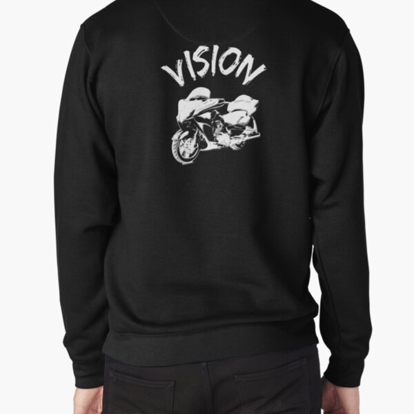 Victory Vision Graphic Motorcycle Pullover Sweatshirt