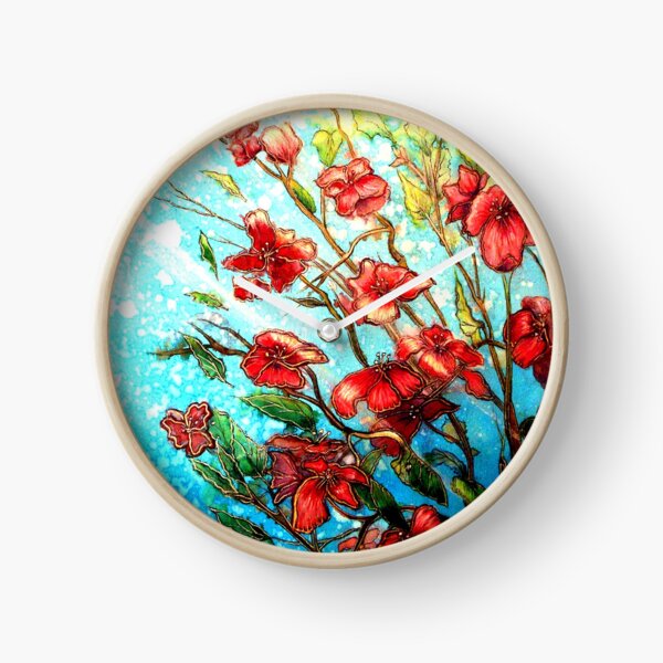 Cherry Blossom Charmers Clock