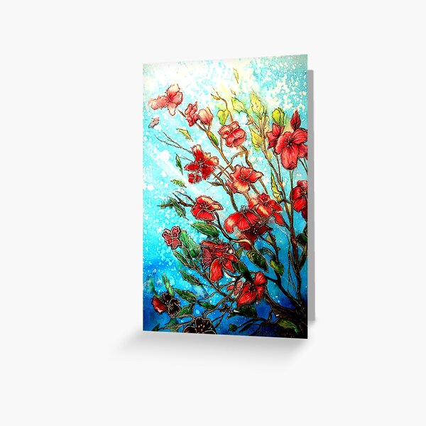 Cherry Blossom Charmers Greeting Card