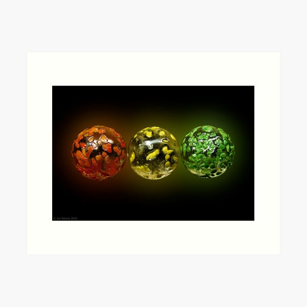 three Art Print
