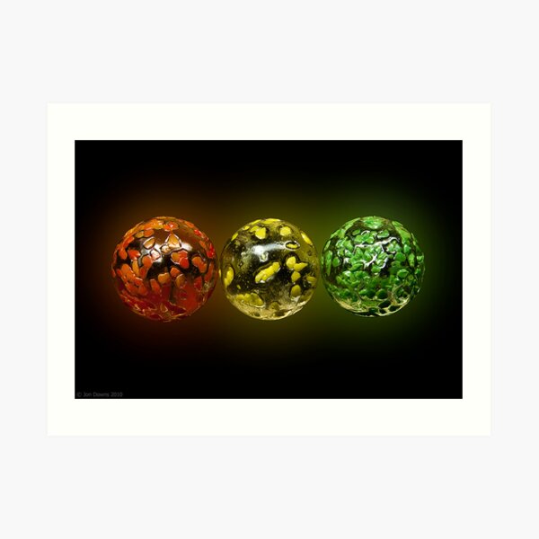 three Art Print