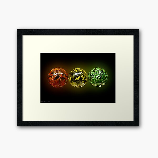 three Framed Art Print