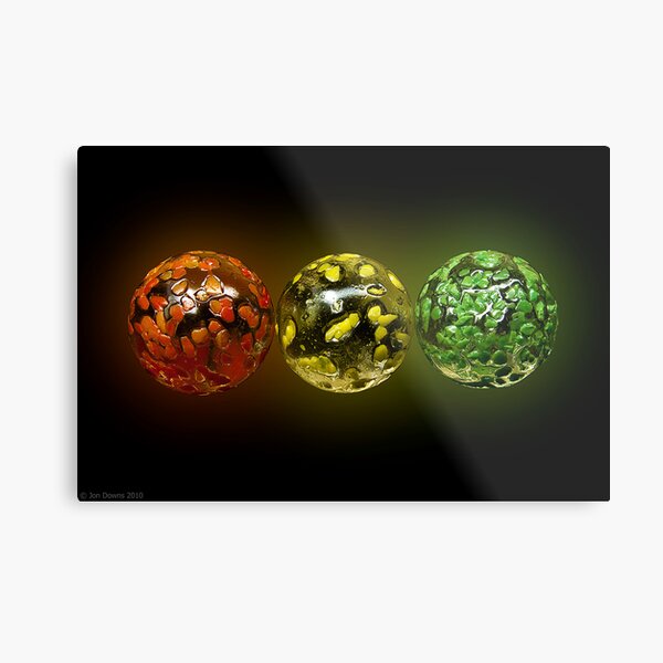 three Metal Print