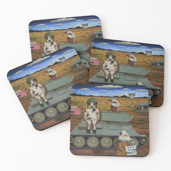 Item preview, The Bovine Burger War designed and sold by LeahSaulnier.