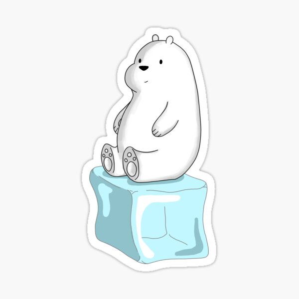 Ice Bear’s Ice Cube Sticker