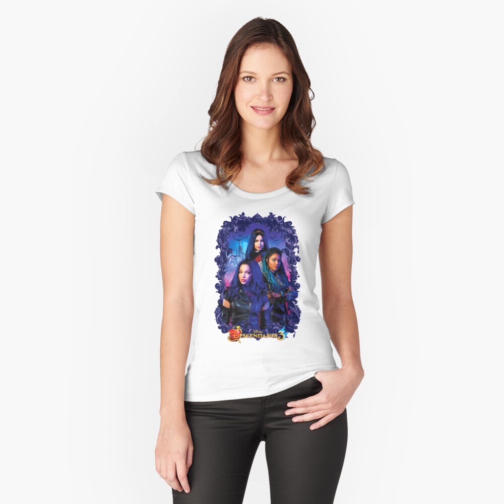 Vista previa del artículo con la obra «Camiseta entallada de cuello ancho», diseñado y vendido por debnamcarson.