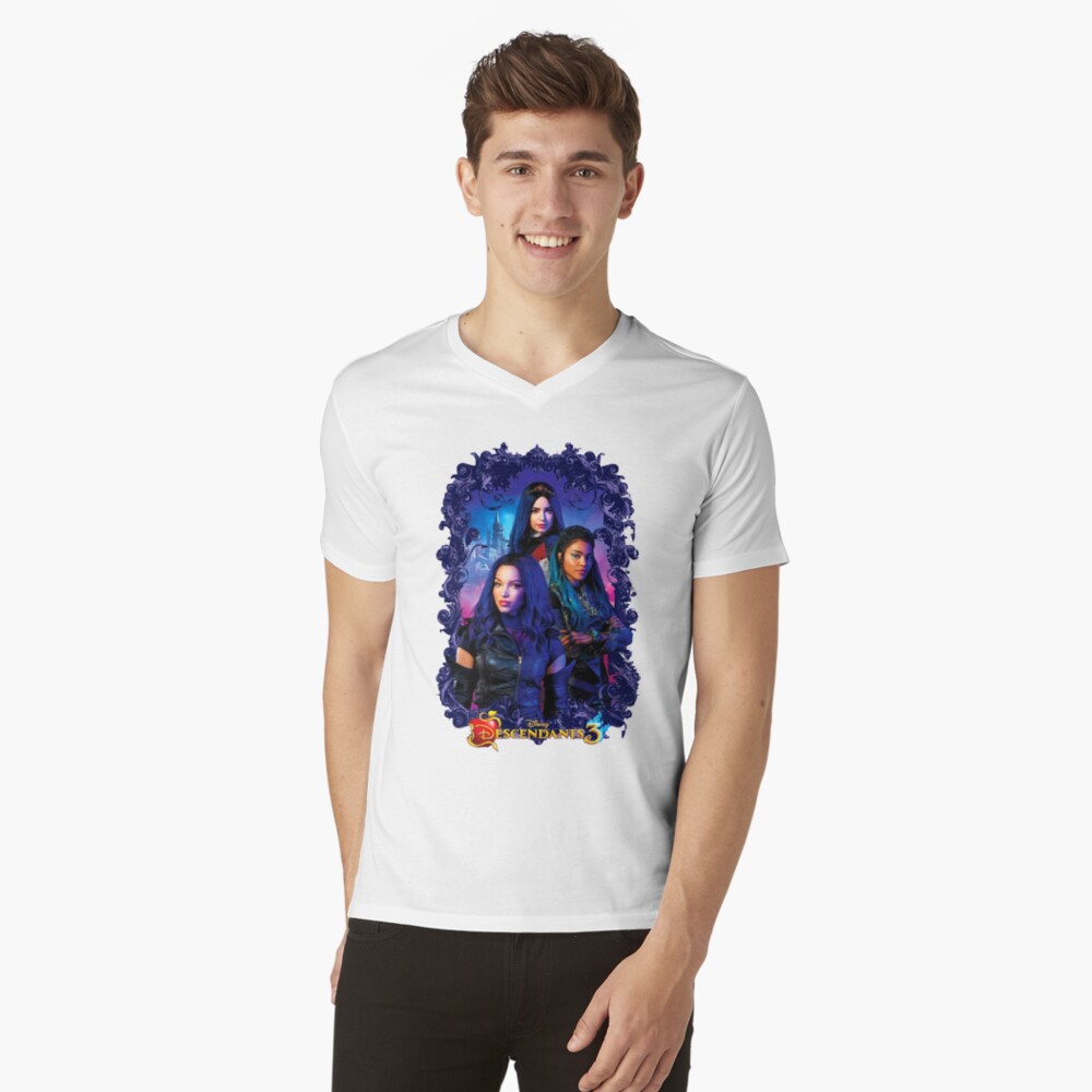 Vista previa del artículo con la obra «Camiseta de cuello en V», diseñado y vendido por debnamcarson.
