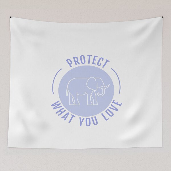 Item preview, Protect What You Love: Elephant designed and sold by mlvonder02.