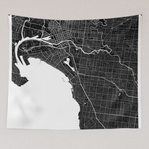 Item preview, Melbourne Map designed and sold by Kara515.