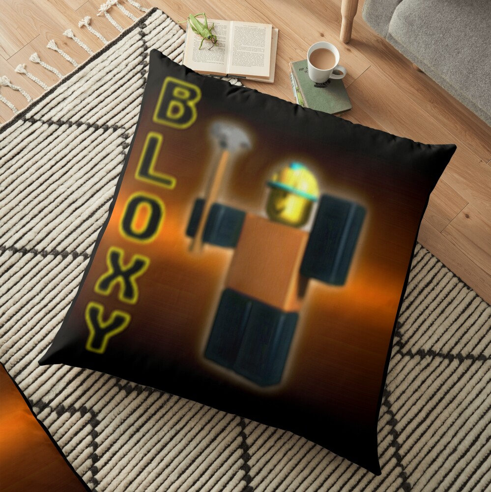 Bloxy C O L A Floor Pillow By Scotter1995 Redbubble - roblox bloxy cola in real life