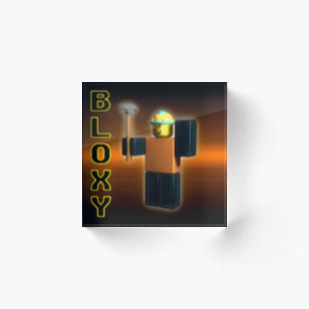 Bloxy C O L A Acrylic Block By Scotter1995 Redbubble - block awards roblox