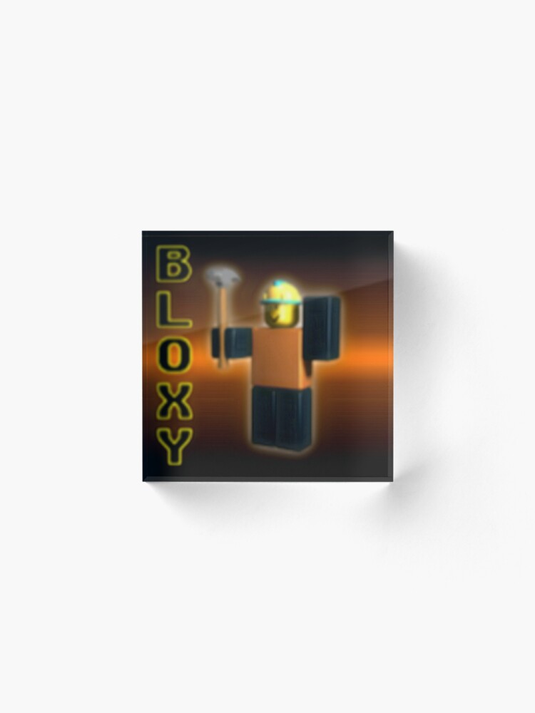 Bloxy C O L A Acrylic Block By Scotter1995 Redbubble - roblox bloxy cola in real life