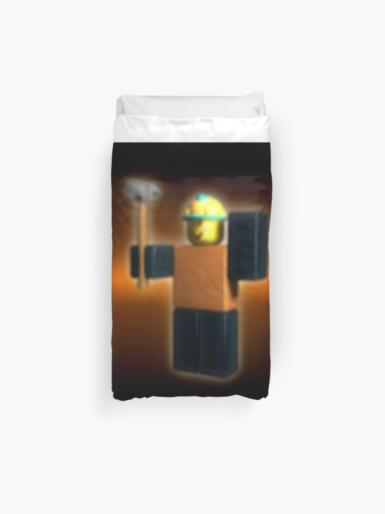 Roblox on Light Blue Duvet Cover