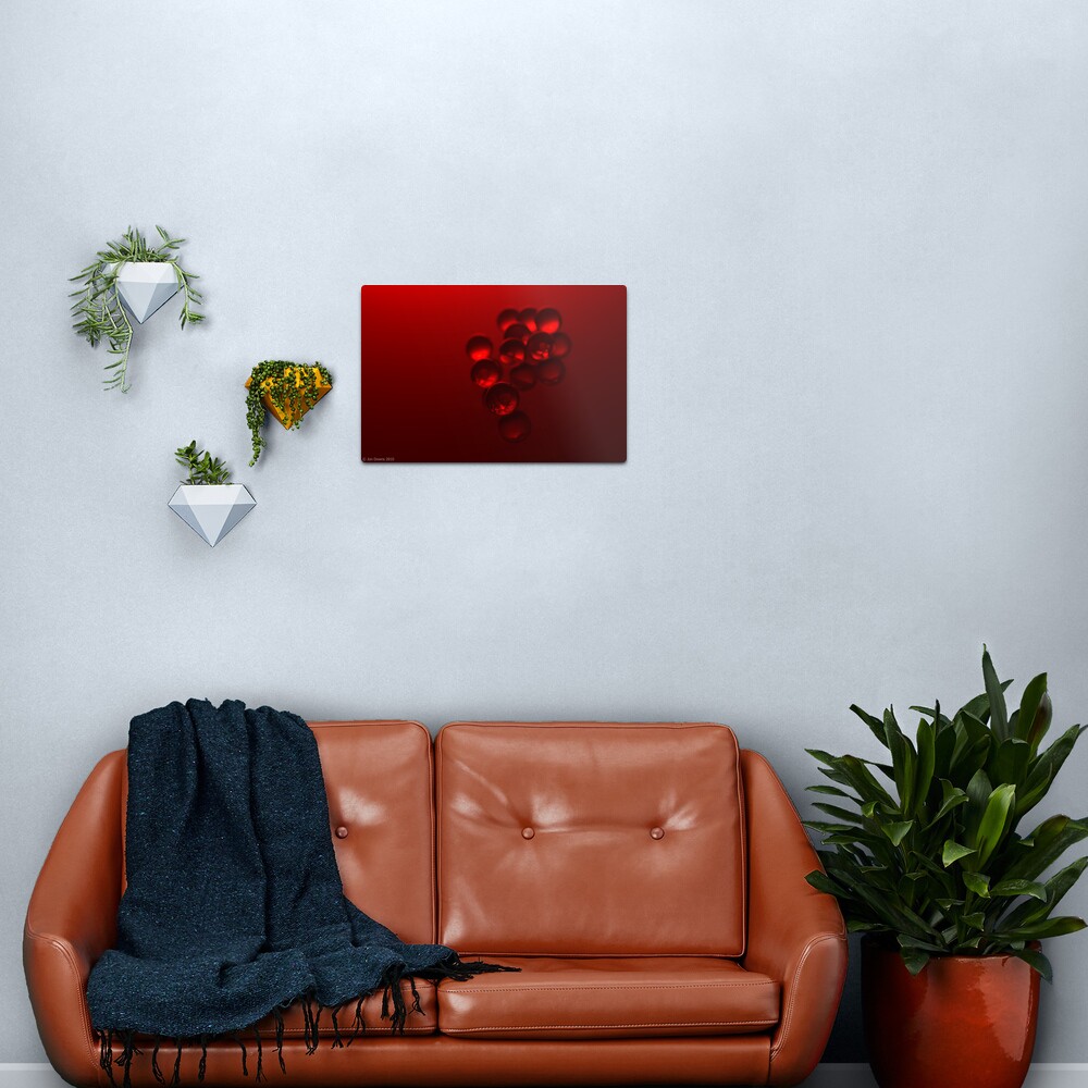 nine Metal Print