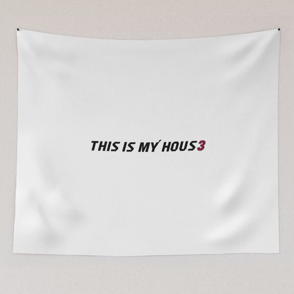Item preview, Dwyane Wade This is My House Sticker designed and sold by Players On Things.
