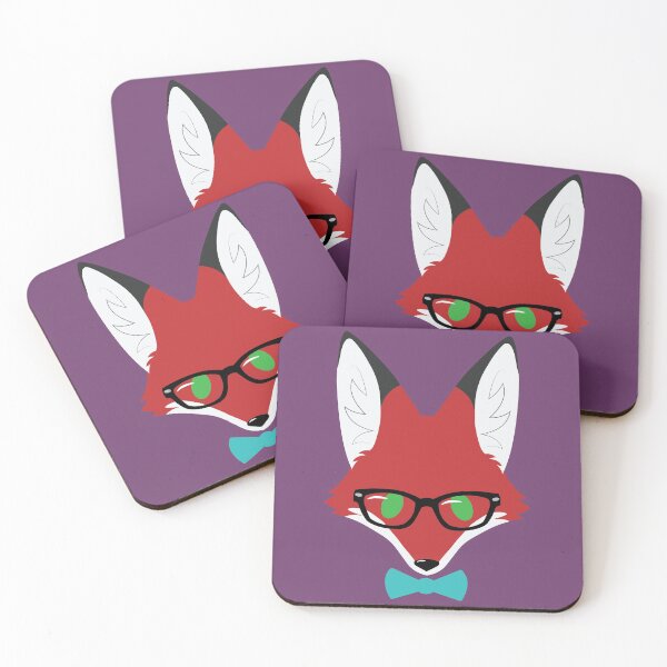 Item preview, Simple fox - Nerdy - Bright red designed and sold by storm-fox-art.