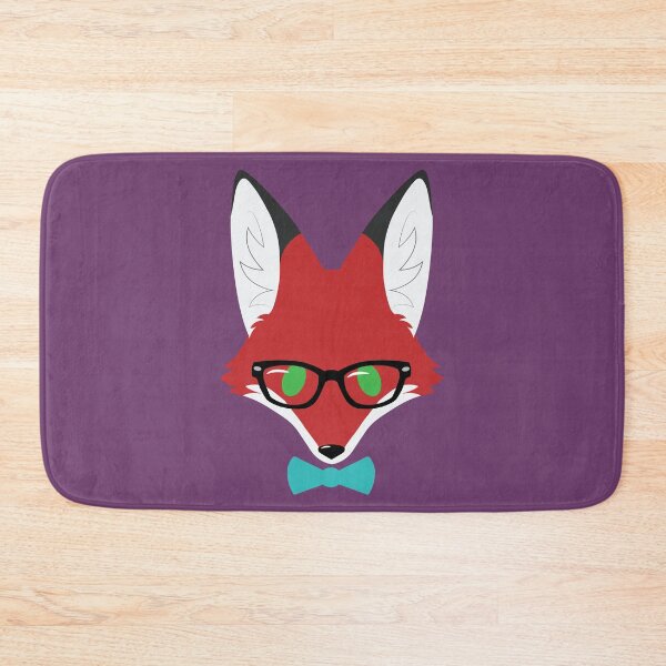 Item preview, Simple fox - Nerdy - Bright red designed and sold by storm-fox-art.