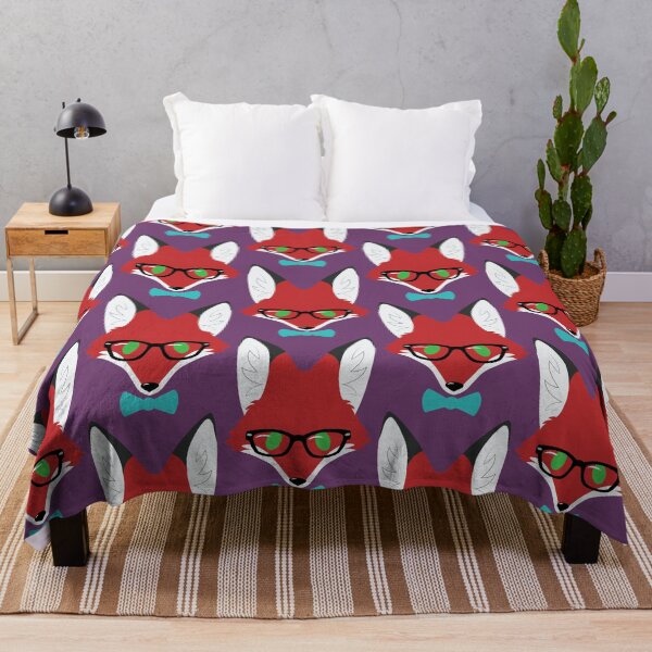 Item preview, Simple fox - Nerdy - Bright red designed and sold by storm-fox-art.