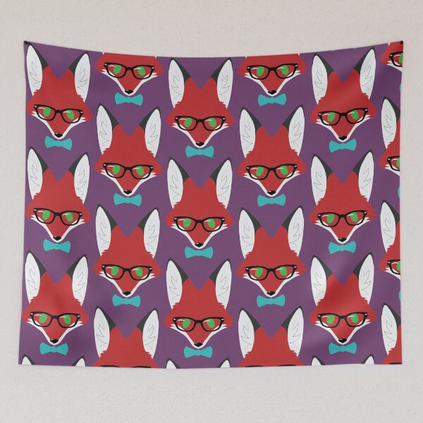 Item preview, Simple fox - Nerdy - Bright red designed and sold by storm-fox-art.