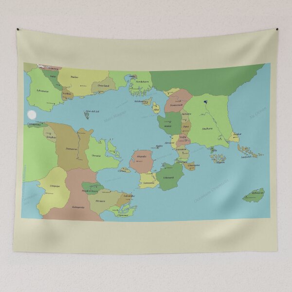 Item preview, Map of Legacies World designed and sold by LegaciesLARP.