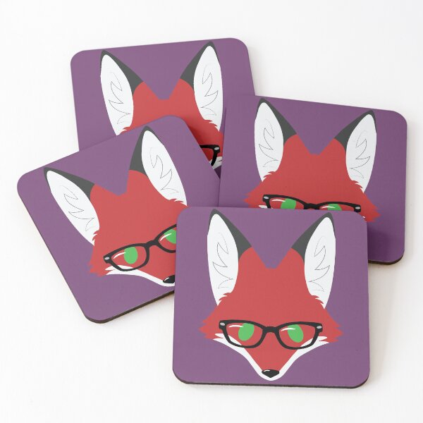 Item preview, Simple Fox - Glasses - Bright red designed and sold by storm-fox-art.