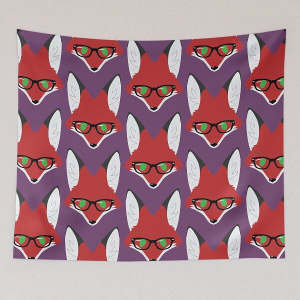 Item preview, Simple Fox - Glasses - Bright red designed and sold by storm-fox-art.