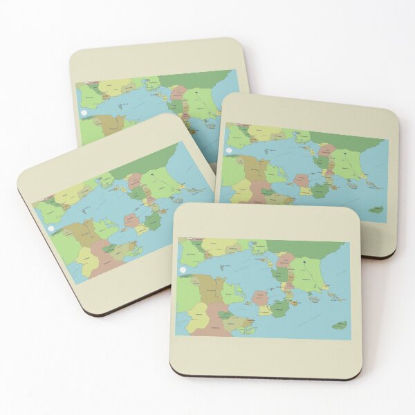 Item preview, Map of Legacies World designed and sold by LegaciesLARP.