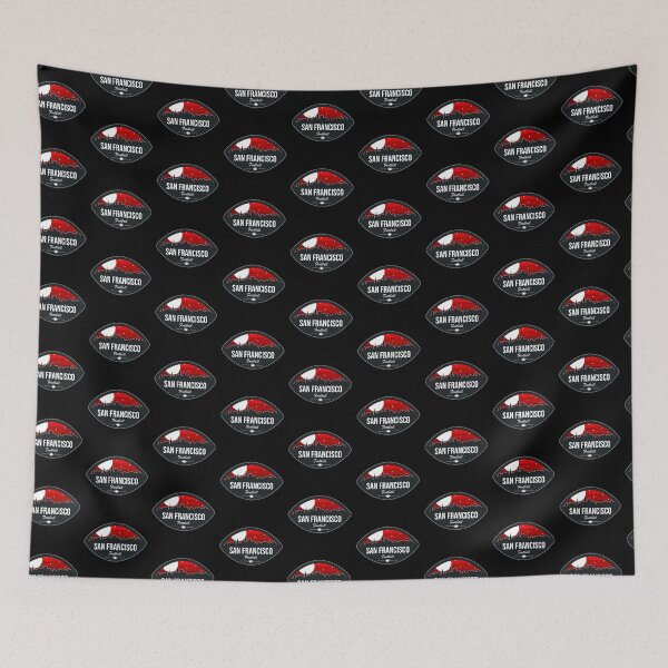 Item preview, San Francisco Football Skyline Badge designed and sold by Picket Club.