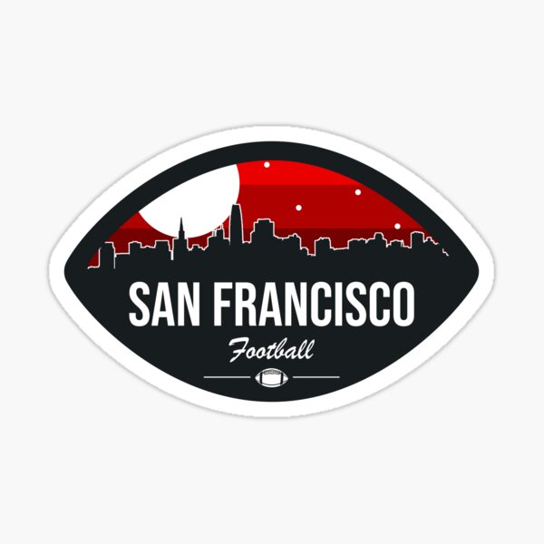 Red San Francisco-SF 2 Sticker for Sale by funnybbqshirts