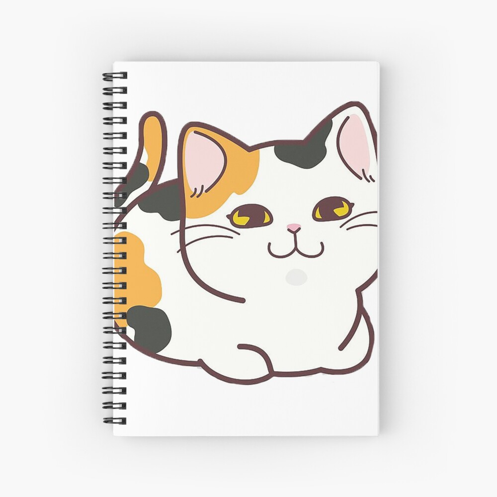 Cuaderno de espiral «Lindo gato calicó» de CreativeCanuck | Redbubble