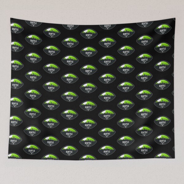 Item preview, Seattle Football Skyline Badge designed and sold by Picket Club.
