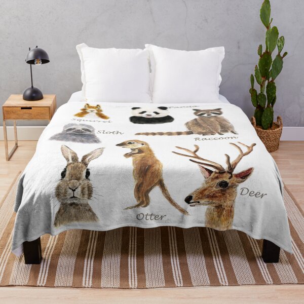 Item preview, hand painted cute animals collection  painting  designed and sold by ColorandColor.