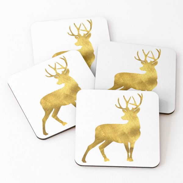 Item preview, Deer Faux Gold  designed and sold by mystylerepublic.