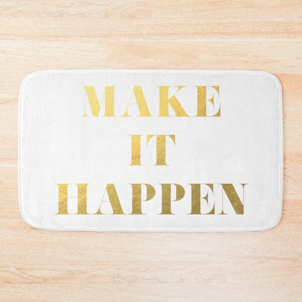 Item preview, Make it Happen Faux Gold Foil designed and sold by mystylerepublic.