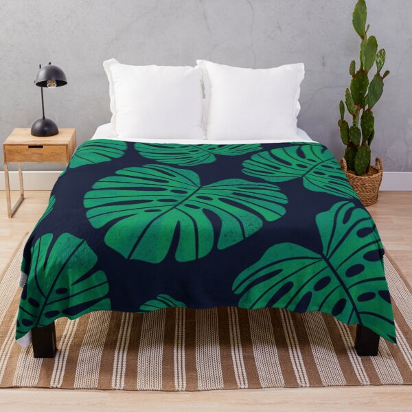 Item preview, Kelly Green Monstera Leaves designed and sold by taropatchdesign.