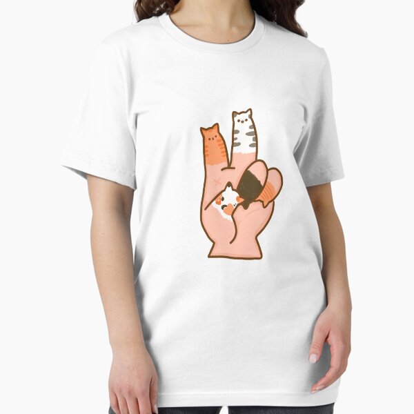 Item preview, Cat Fingers Peace designed and sold by fluffymafi.