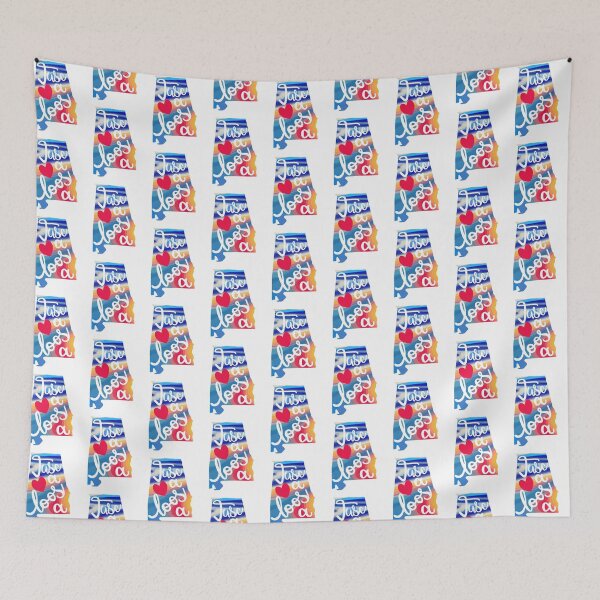 Item preview, Tuscaloosa Alabama Map Colorful Rainbow designed and sold by candhdesigns.