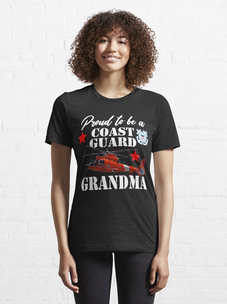 Alternate view of Proud To Be A Coast Guard Grandma Essential T-Shirt