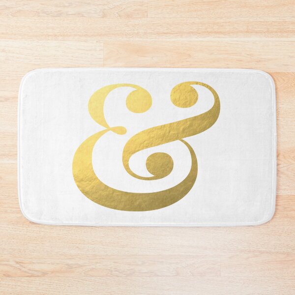 Item preview, Ampersand & And - Faux Gold Foil designed and sold by mystylerepublic.