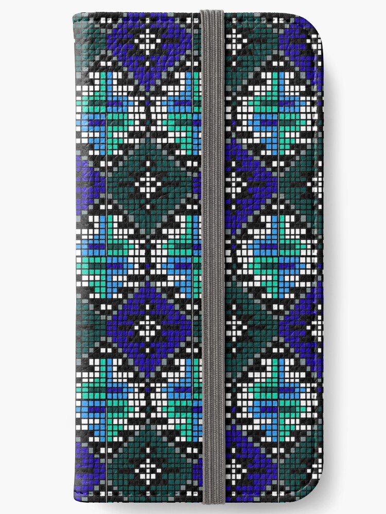 Native American Navajo Bead Pattern iPhone Wallet