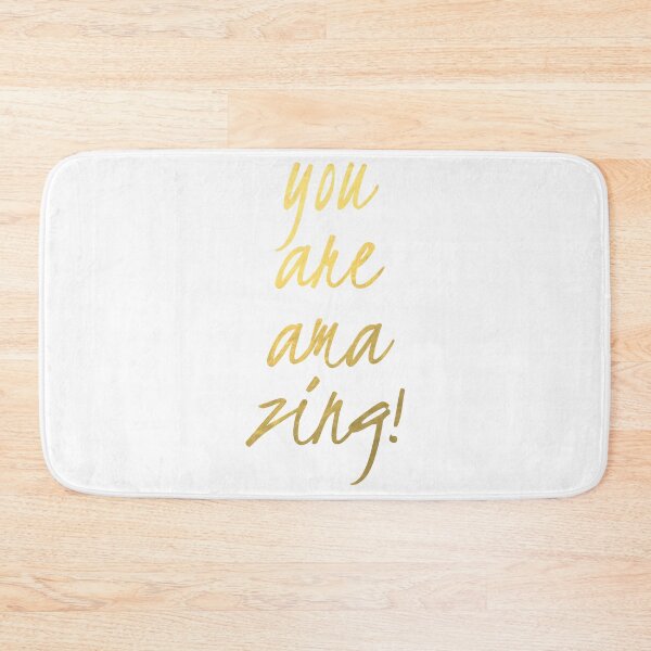 Item preview, You Are Amazing! - Faux Gold Foil designed and sold by mystylerepublic.