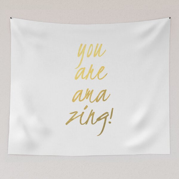 Item preview, You Are Amazing! - Faux Gold Foil designed and sold by mystylerepublic.