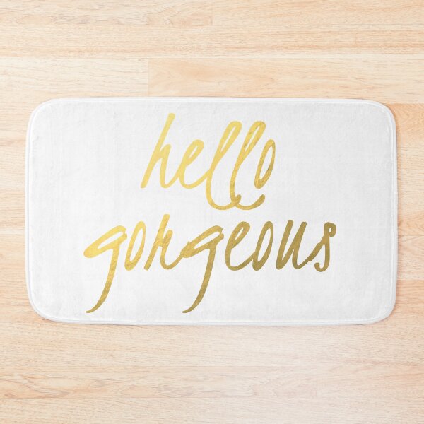 Item preview, Hello Gorgeous - Faux Gold Foil designed and sold by mystylerepublic.