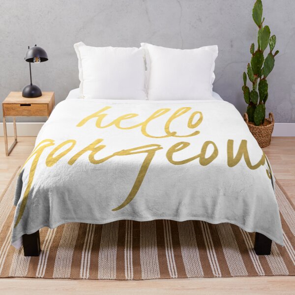 Item preview, Hello Gorgeous - Faux Gold Foil designed and sold by mystylerepublic.