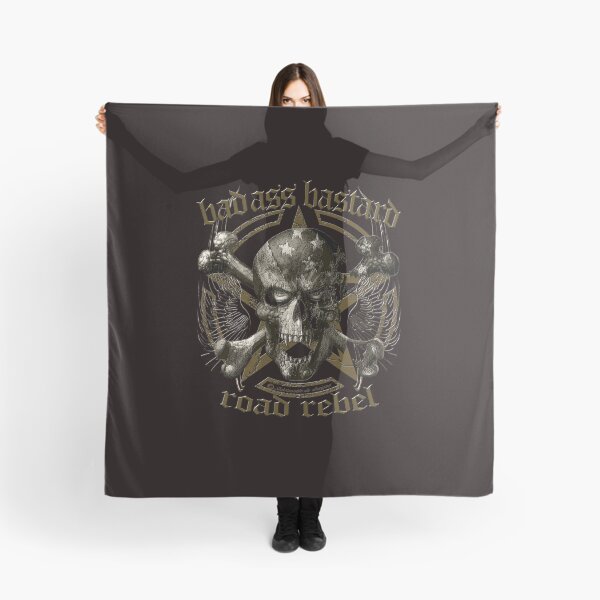 Item preview, Badass bastard skull designed and sold by shirtmatic.