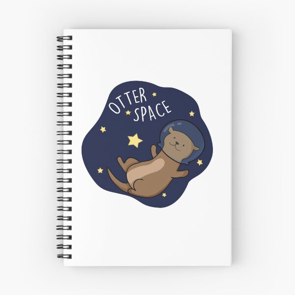 Item preview,  Otter Space Funny Astronaut Funny Animal Pun  designed and sold by punnybone.