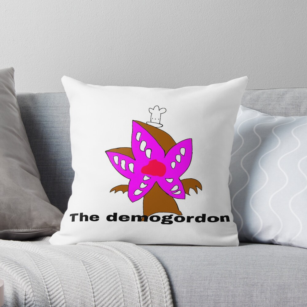 Gordon Ramsey Chef Hat Stranger Things 3 Demi Gorgon Ugly Anime Anime Stranger Things Throw Pillow For Sale By Chibiartbyaiden Redbubble