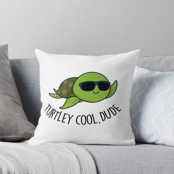Item preview, Turtley Cool Dude Funny Turtle Pun  designed and sold by punnybone.